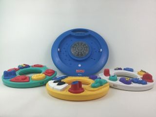 Intelli Table 3 Rings Musical Toy Fisher Price Microsoft Vintage 1999