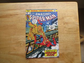 1974 Bronze Age Spider - Man 133 Molten Man Signed John Romita Sr. ,  Poa