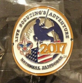 Official Bsa Boy Scouts 2017 National Jamboree Hiking Medallion