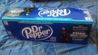 Dark Berry Dr.  Pepper - 12 Pack Of Cans - Limited Edition