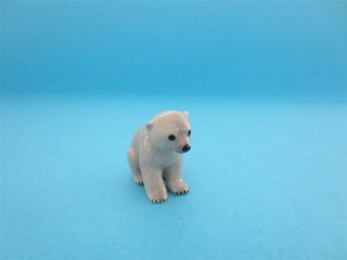 Northern Rose Polar Bear Cub Figurine So Cute With White Box
