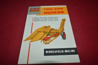 Minneapolis Moline Huskor Two Row Corn Picker Dealer Brochure Amil15 Ver6