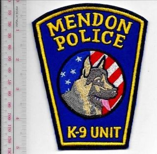 K - 9 Police Massachusetts Mendon Police Department Canine Unit Officer & Dog Team