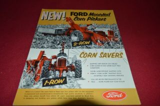 Ford Tractor Mounted Corn Picker Dealer 