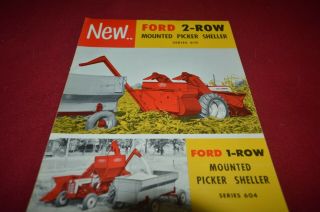 Ford Tractor 610 604 Corn Picker Sheller Dealer 