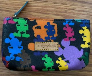 Dooney And Bourke Disney Wonder Mickey Mouse Cosmetic Case