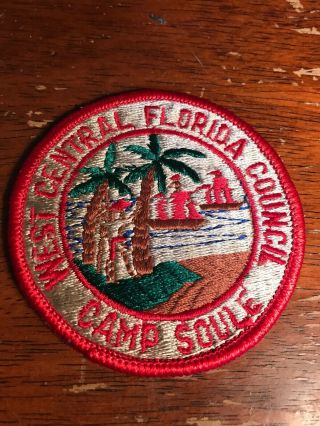 Camp Soule Summer Camp 4th Year Camper Patch West Central Florida Council
