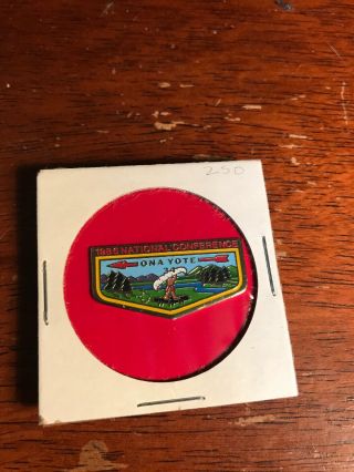 Ona Yote Lodge 34 Hat Pin 1986 Noac National Order Of The Arrow Conference