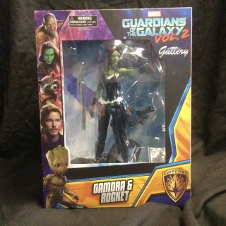 Gamora Marvel Diamond Select Gallery Statue Rocket Gotg Guardians Galaxy