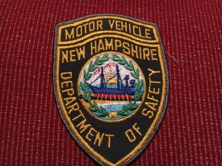 Dept.  Of Public Safety Hampshire Police Patch Motor Vehicle Version 2