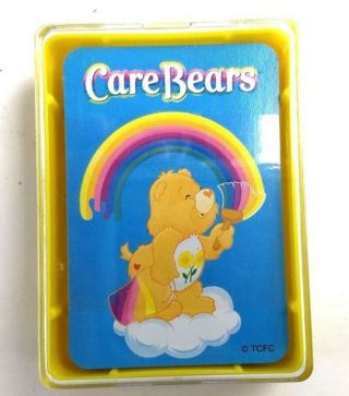 Care Bears Mini Playing Cards 2003 Complete Miniature Bear Travel Size Open Box