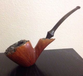 NORDING Vintage 1970 ' s Freehand Straight Grained Estate Pipe - Briar PERFECT 2