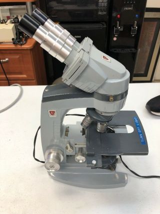 Vintage American Optical Series 10 Microscope Spencer Ao 4 Objectives 1036a