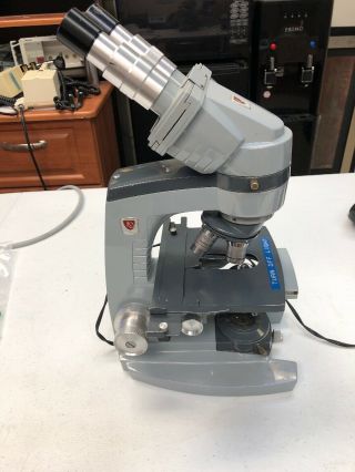 Vintage American Optical Series 10 Microscope Spencer AO 4 Objectives 1036A 2