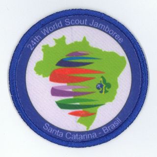 2019 World Scout Jamboree Brazil / Brasil Santa Catarina Scouts Contingent Patch