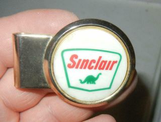 Vintage Sinclair Gas & Oil Money Clip Beatty Oil & Supply Washington Pa.