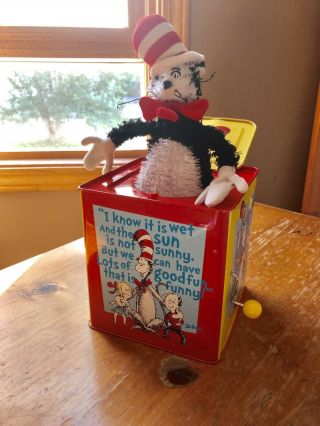 Cat In The Hat Jack In The Box Collectors Item