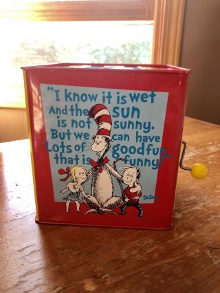 Cat In The Hat Jack In The Box Collectors Item 3