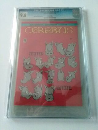 Cerebus The Aardvark 20 Mind Game Cgc 9.  8 White Pages Htf Dave Sim