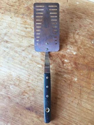 Vintage Slotted Spatula Flipper Lifter Maid Of Honor Mcm Mid Century Modern