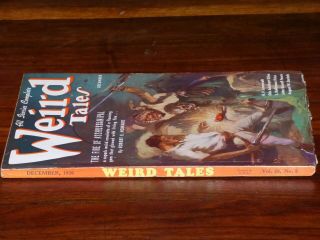 Weird Tales Dec 1936 J.  Allen St.  John Cvr; R.  E.  Howard; Lovecraft; Kline 2