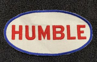Humble Oil Company Patch Gas Gasoline Approx 8 " X 4 "