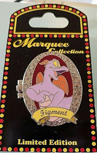 Pin 67500 Wdw Marquee Hinged Locket Figment Le 1000 Noc
