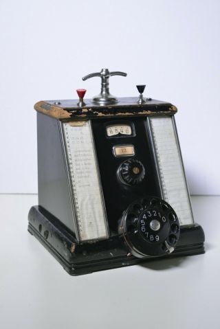 Rare Vintage L.  M.  Ericsson Desktop Telephone Multichannel Switchboard 1950
