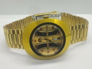 Ultra Rare Gold Plated Rado Diastar Automatic Wriswatch With Swiss Made