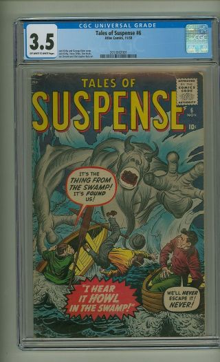 Tales Of Suspense 6 (cgc 3.  5) Ow/w Pages; Kirby; Ditko; Sinnott; 1959 (c 23065)