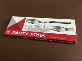 J.  A.  Henckels Stainless Party Forks Mid Century Modern Set Of 2