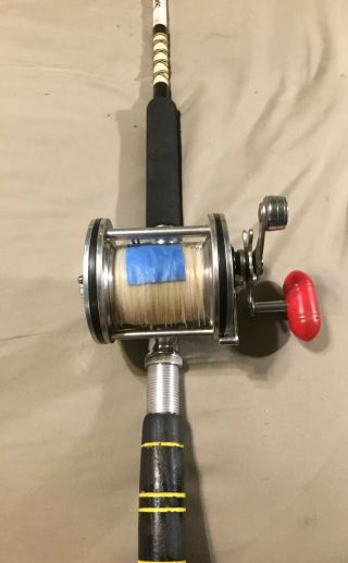Vintage Ocean Side 207 Level Reel And Rod Fishing Combo