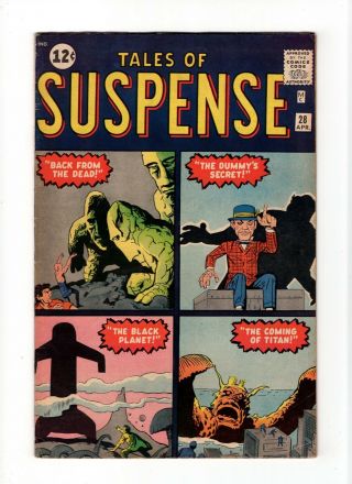 Tales Of Suspense 28 Fn - 5.  5 Vintage Marvel Comic Pre - Hero Horror Ditko 12c