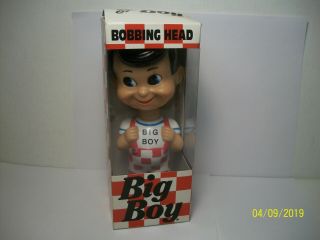 Vintage 1998 Big Boy Bobble Head - White Base - Elias Brother 