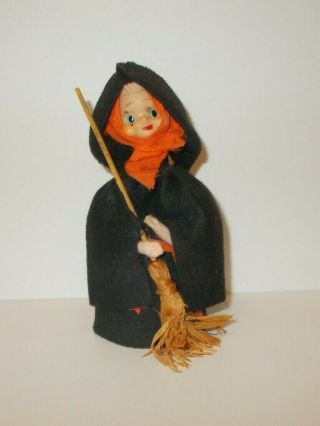 Vintage Kitchen Witch 6 " Norwegian Good Luck Symbol Doll
