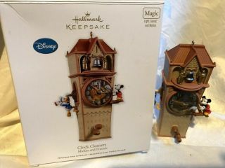 Hallmark Ornament 2011 Clock Cleaners Mickey And Friends Christmas Gently