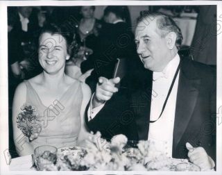 1938 Senator Tom Connally Of Tx & Calif Senators Wife Mrs.  Mcadoo