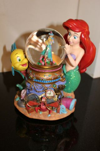 Disney Store,  Inc. ,  Little Mermaid Snow Globe Under The Sea Song Music Box