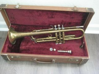 Vintage E.  K.  Blessing / Standard Trumpet / With Case / 72952 / Parts - Repair