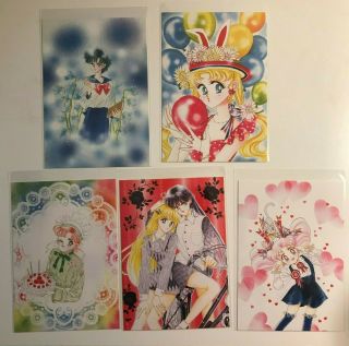 Sailor Moon Postcard Manga Illustration Art Print