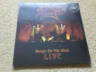 King Diamond “songs For The Dead Live” Sweden 2019 Clear Ash 2lp 1/200
