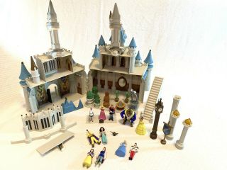 Disney Cinderella Castle Play Set - Walt Disneyland World Playset W/ Figures