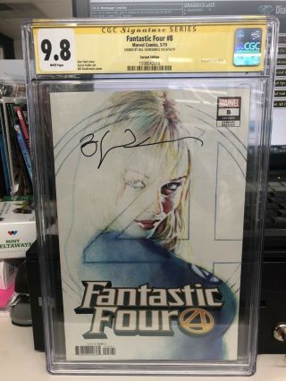 Cgc 9.  8 Ss Fantastic Four 8 Sienkiewicz 1:25 Variant Invisible Woman