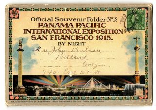 1915 Ppie San Francisco Panama Pacific Intl Exposition Souvenir Folder 12