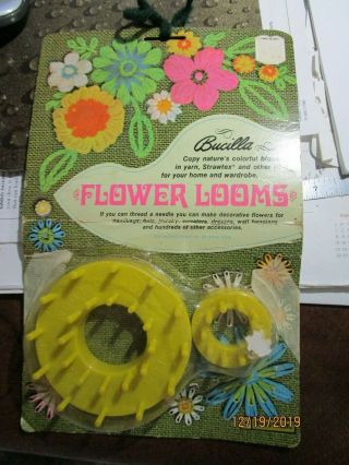 Vintage 1967 Bucilla Flower Looms - Studio Twelve No 4616 - Blooms