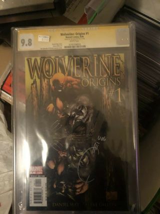 Wolverine: Origins 1 9.  8 Cgc Signed (jun 2006,  Marvel)