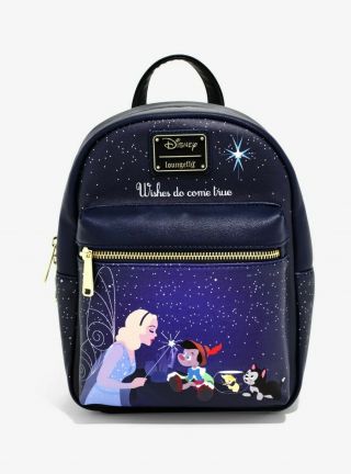 Disney Loungefly Pinocchio - Blue Fairy Mini Backpack