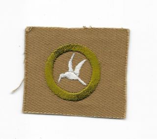 Bird Study 1920 - 1932 Square Merit Badge Type A Boy Scouts Of America Bsa 6