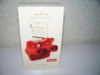 Hallmark Fisher Price View - Master Ornament 2008 W/3 Picture Reels Christmas