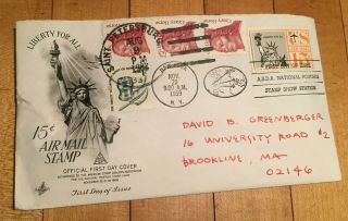 Emmett Walsh David Greenberger (mr Chusetts) Mail Art Pen Exchange 1982